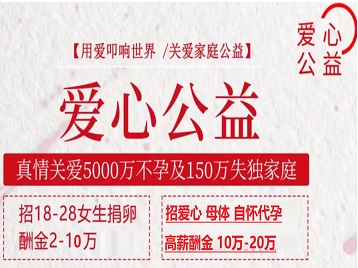 金明捐卵助孕生子 爱心志愿者招募